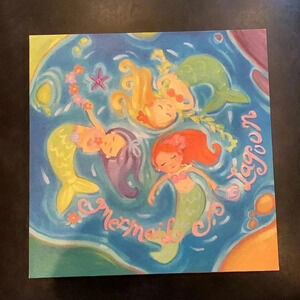 MERMAID LAGOON WALL ART Designed by Angela Donato EUC